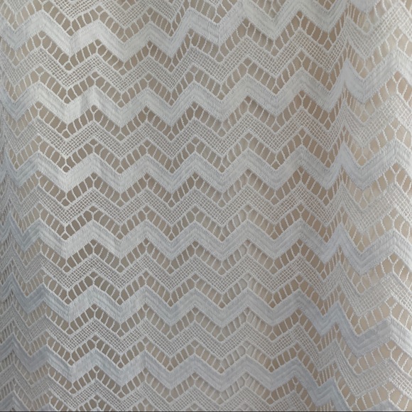 LOFT Ivory Lace Shift Dress - Picture 5 of 6